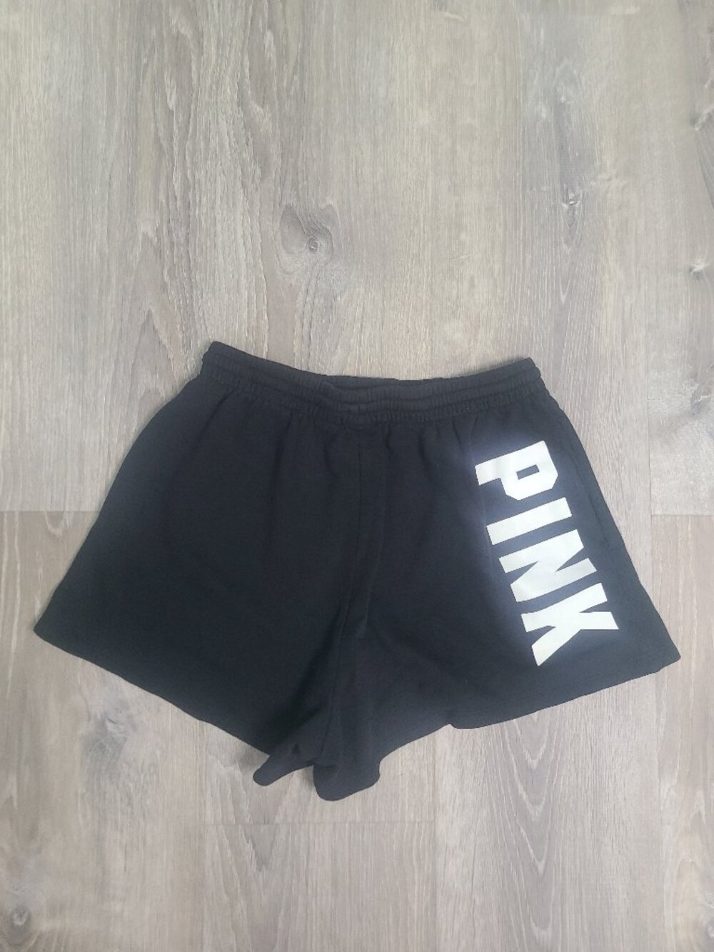 Victoria's Secret PINK Big Logo Everyday Lounge Sweat Shorts Black - Size L